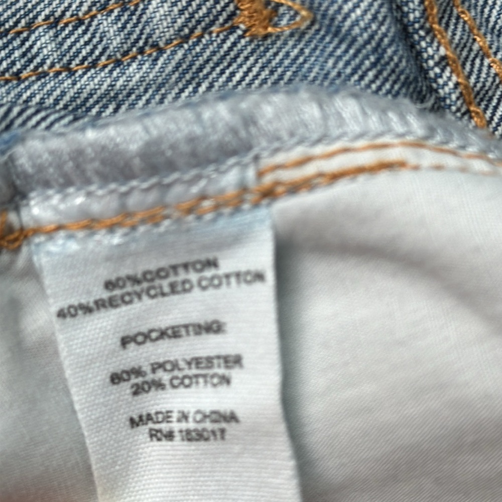 Princess Polly Classic High-Waist Denim Shorts in Blue - Picture 5 of 7